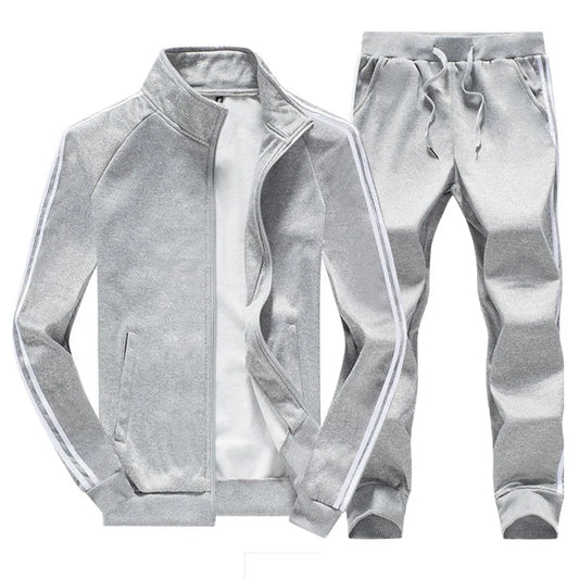 2021 Casual Tracksuit Men Sets And Pants Two Piece Sets Zipper Men's jackets Outfit Sportswear Fashion casual Male Suit Clothing