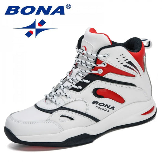 BONA New Arrival Basketball Shoes Men Cushioning Light Trendy Sneakers Man Zapatos Hombre Outdoor Sports Footwear Masculino