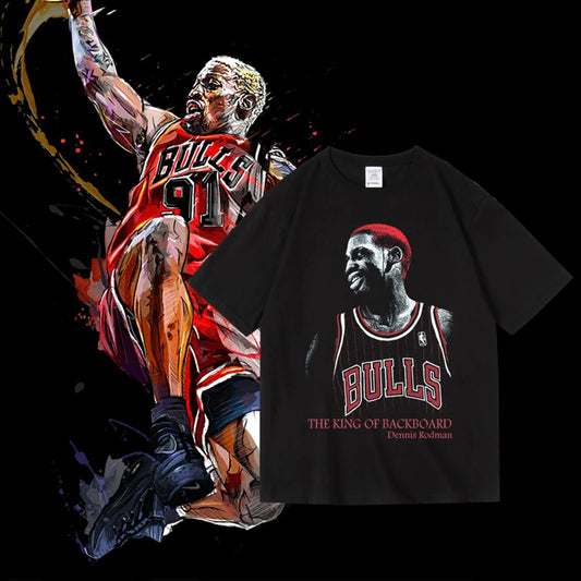 Retro Bull Team Rodman No. 91 Short-Sleeved Accessories