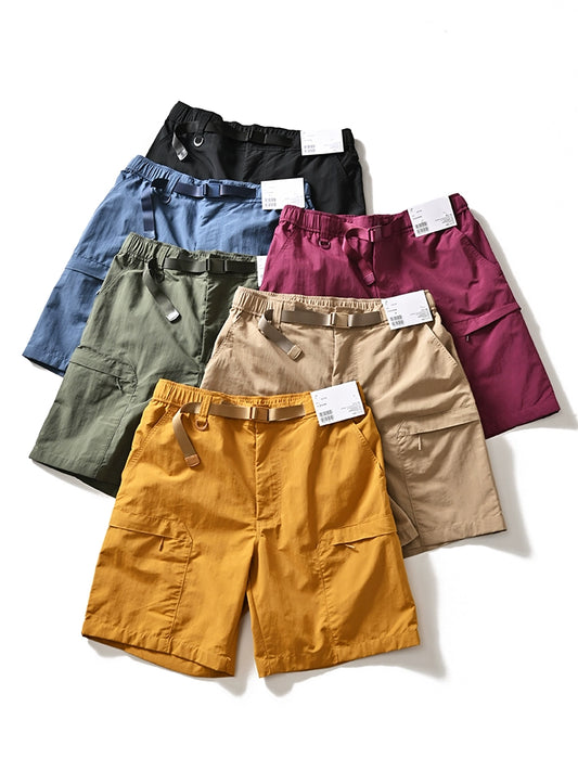 Functional Sports Leisure Cargo Quick-Drying Middle Pants Outdoor