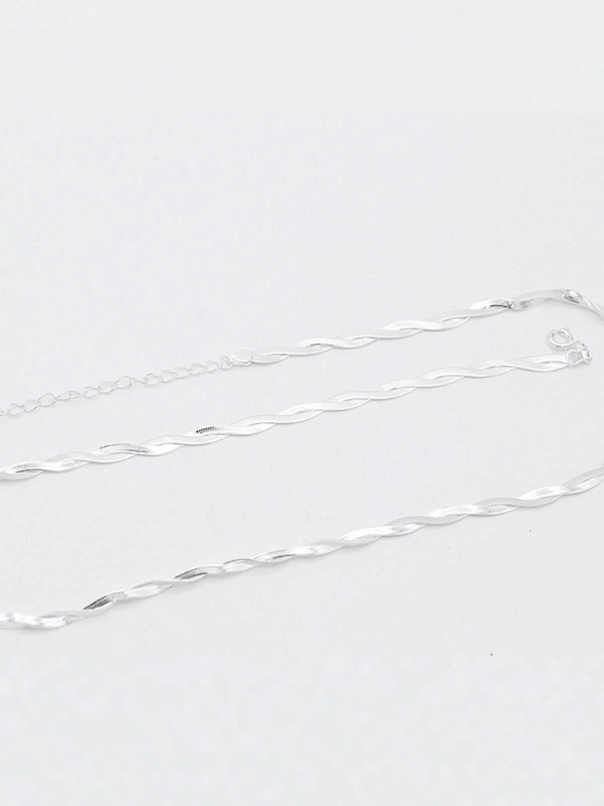 Sterling Silver Double-Layer Korean Men's Hip-Hop Fashion Blade Chain