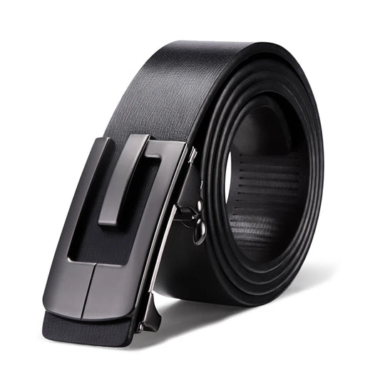 GOLF2023 New Belt Men's Genuine Leather Automatic Buckle Belt Pure Cowhide Men's Pants Belt Young and Middle aged