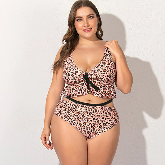 Bikini 2023 Woman High Waist Swimsuits Push Up Plus Size Sexy Bikinis Swimwear Two Piece Biquini Swimming Suit Women Big Breasts