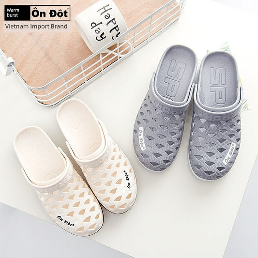 On Dot Vietnam Summer Comfortable Dual-Use Men's and Women's Hole Shoes