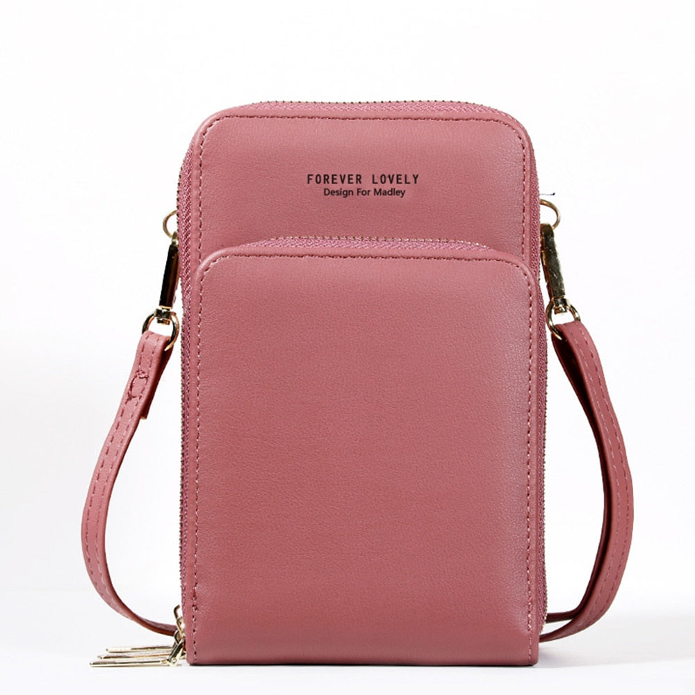 Buylor Crossbody CellPhone Bag Mini Summer Shoulder Bag Card Holder PU Leather Wallet  Small Phone Pouch Women Messenger Bag