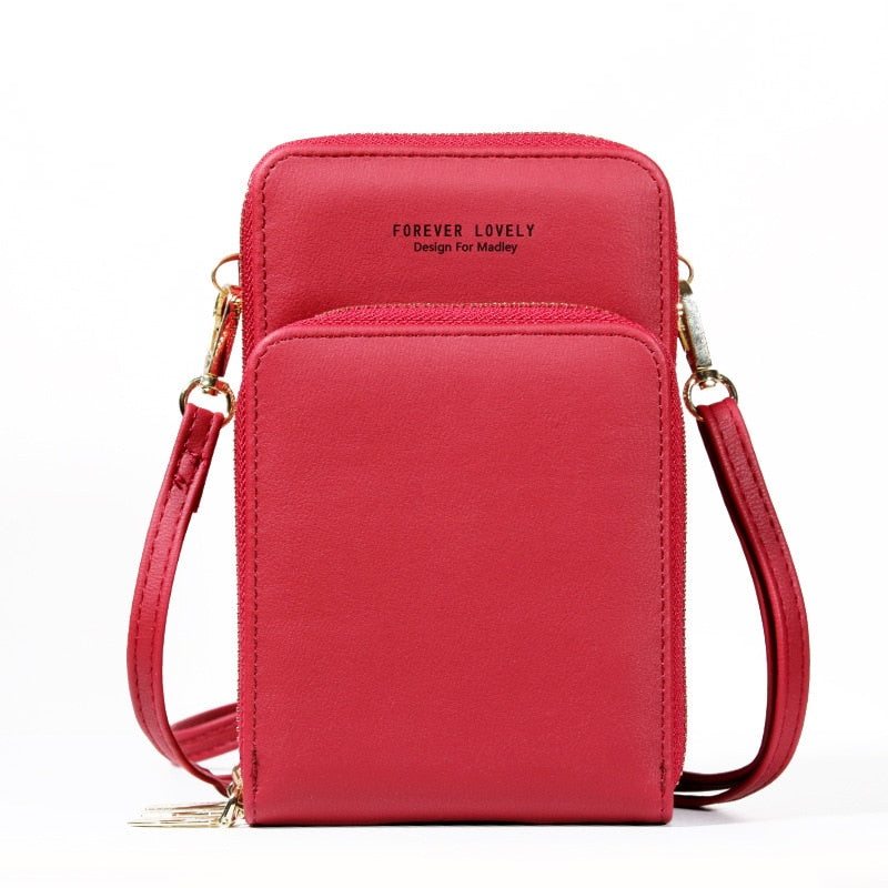 Buylor Crossbody CellPhone Bag Mini Summer Shoulder Bag Card Holder PU Leather Wallet  Small Phone Pouch Women Messenger Bag