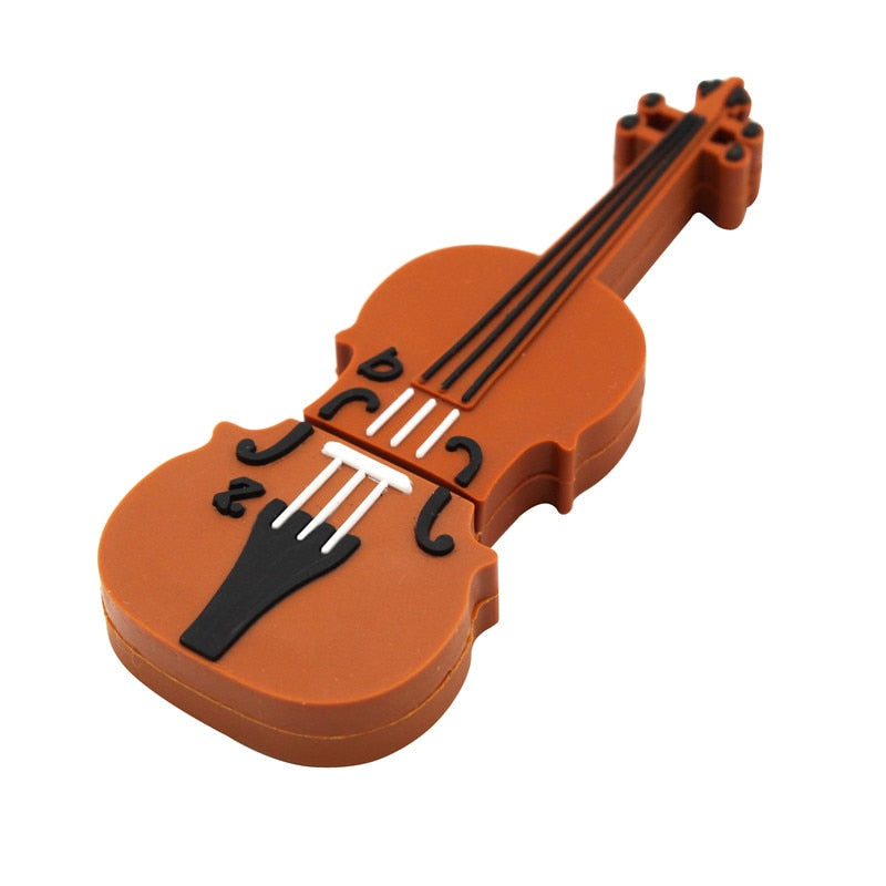 TEXT ME cartoon 64GB  cute Musical instrument  Guitar  violin Note  USB Flash Drive 4GB 8GB 16GB 32GB Pendrive USB 2.0 Usb stick
